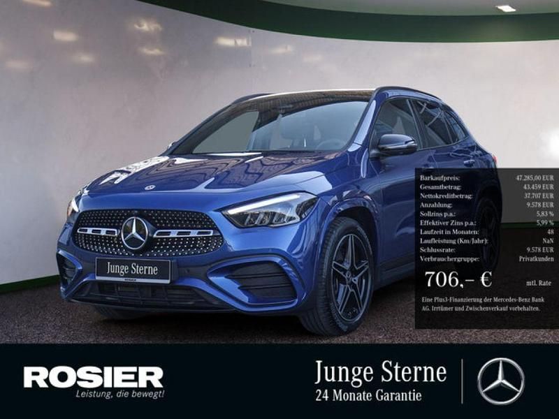 Blau / spektralblau Gebraucht 2024 Mercedes GLA250 Advanced Plus SUV | 51.319 € (Teuer) - Bild 1/4