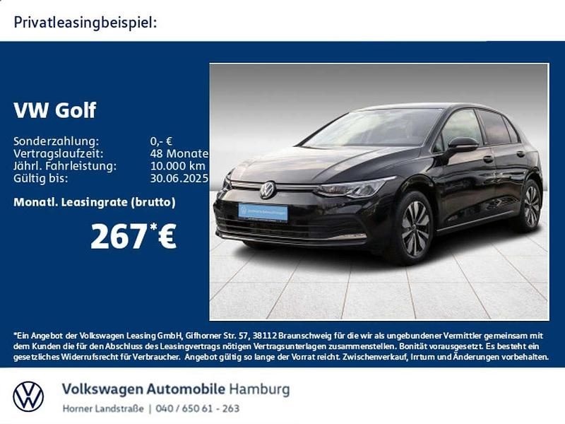 Schwarz Gebraucht 2024 VW Golf VIII Move Limousine | 24.690 € (Guter Preis) - Bild 1/3