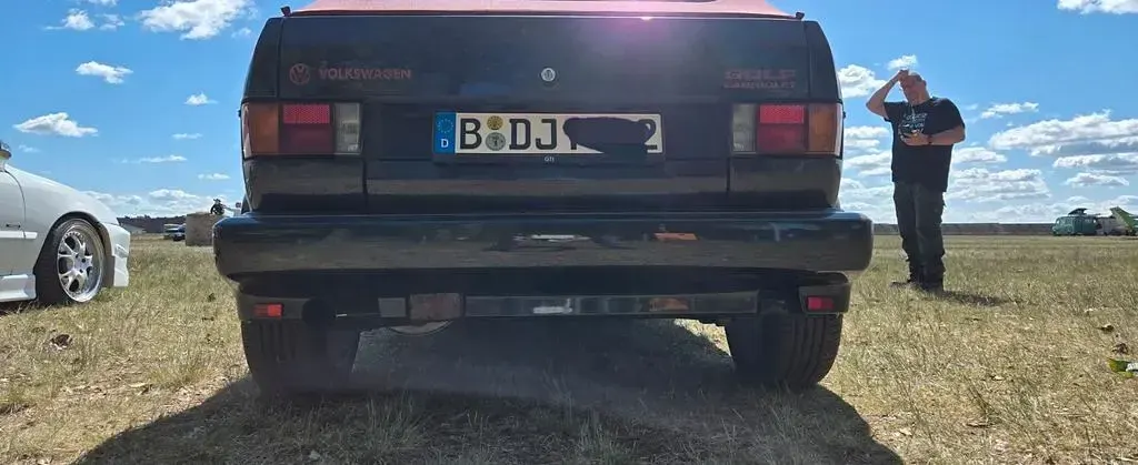 Gebraucht VW Golf Cabriolet 98 PS (72 kW) 1992 Schwarz Cabrio