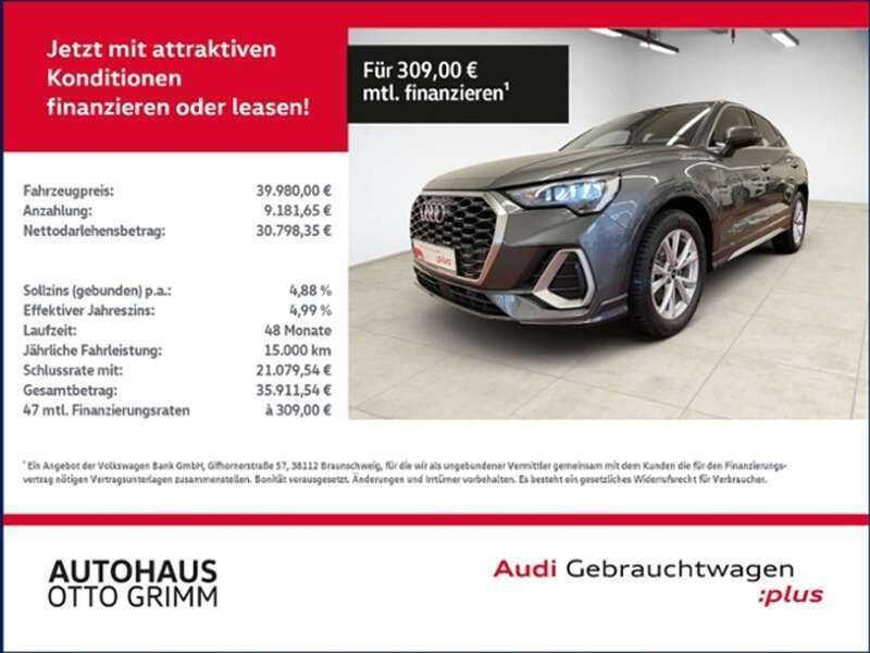 Grau (daytonagrau perleffekt) Gebraucht 2024 Audi Q3 S-Line SUV | 39.976 € (Fairer Preis) - Bild 1/4