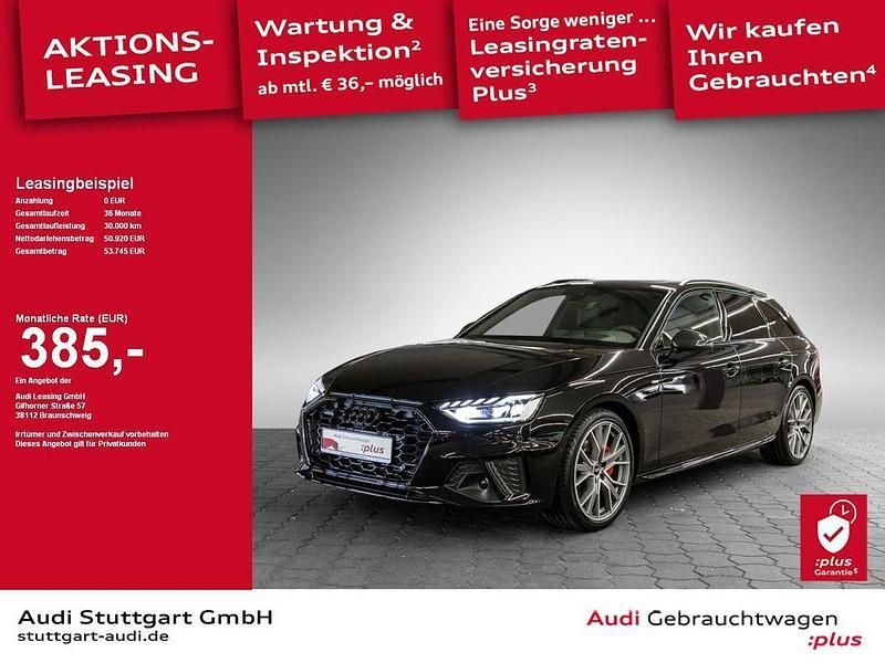 Mythosschwarz metallic Gebraucht 2024 Audi A4 S-Line Kombi | 50.920 € - Bild 1/2
