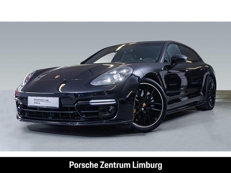 Schwarz (tiefschwarzmetallic) Gebraucht 2022 Porsche Panamera Turbo S Sport Turismo Limousine | 119.890 € (Superpreis) - Bild 1/4