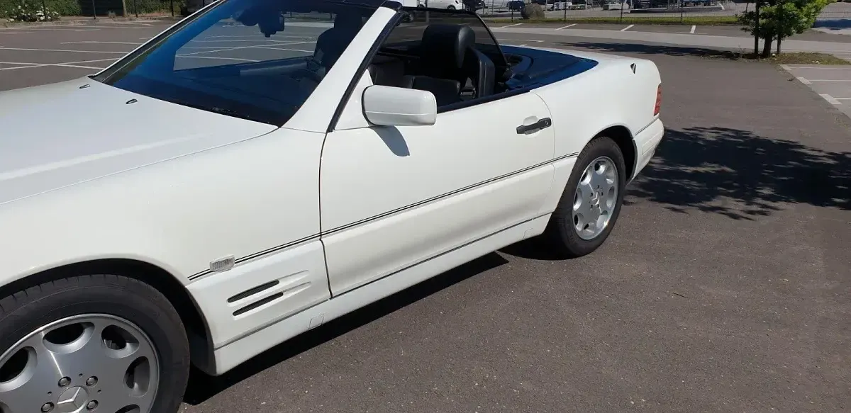 Gebraucht Mercedes SL320 231 PS (169 kW) 2006 Weiß Cabrio