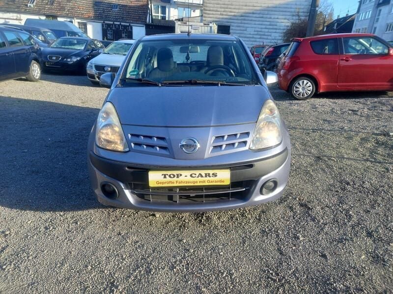 Gebraucht Nissan Pixo Acenta 68 PS (50 kW) 2012 Blau Kleinwagen