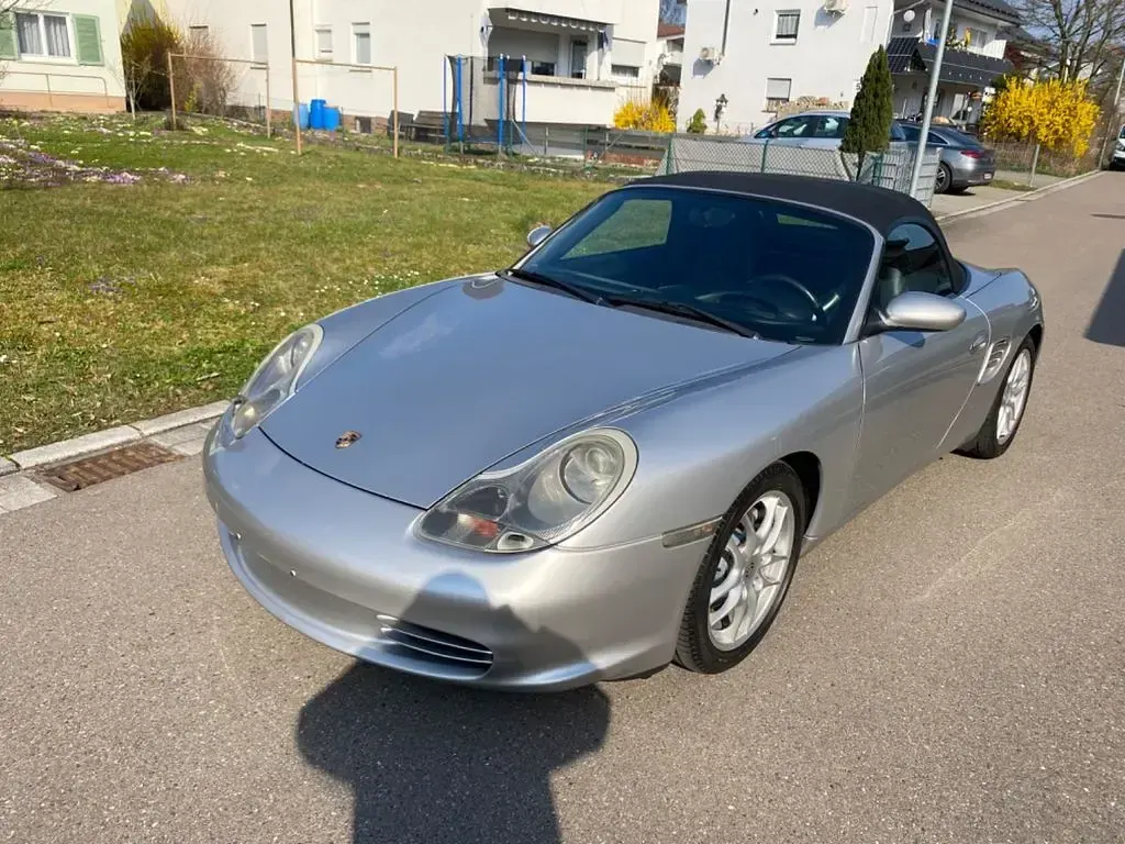 Usata Porsche Boxster 228 CV (167 kW) 2004 Argento Cabrio