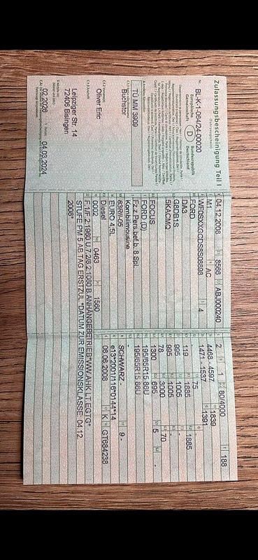 Schwarz Gebraucht 2008 Ford Focus Ambiente Kombi | 1.450 € (Superpreis) - Bild 1/4