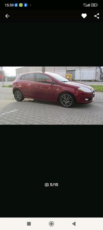 Gebraucht Fiat Bravo 120 PS (88 kW) 2008 Rot Kleinwagen