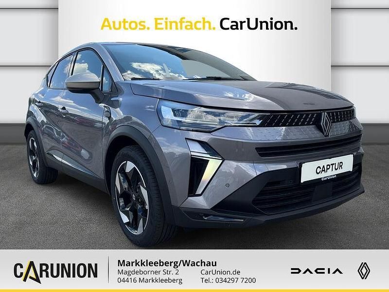 Neu Renault Captur Techno 91 PS (66 kW) 2025 Perlmuttbeige + stahlgrau metallic (grau) SUV