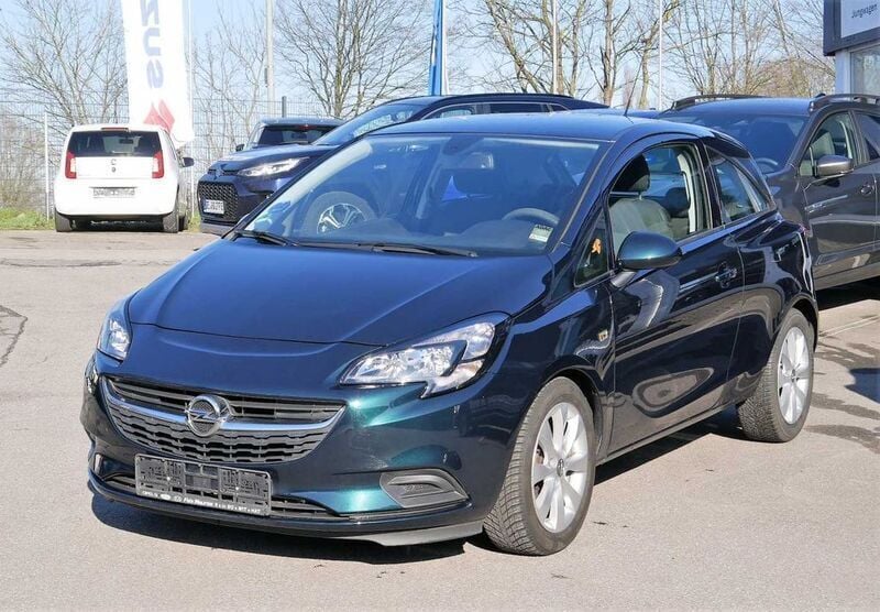 Grün Gebraucht 2015 Opel Corsa Edition Limousine | 4.999 € (Guter Preis) - Bild 1/4