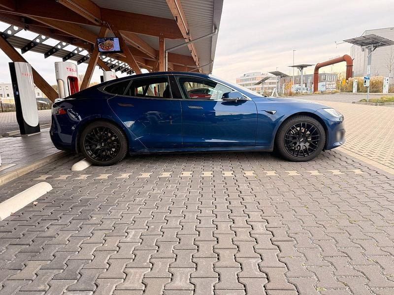 Gebraucht Tesla Model S 386 kW (525 PS) 2018 Blau Kleinwagen