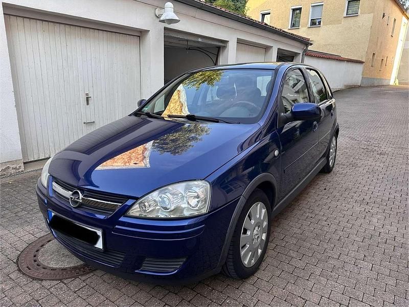 Blau Gebraucht 2004 Opel Corsa Limousine | 3.990 € - Bild 1/4