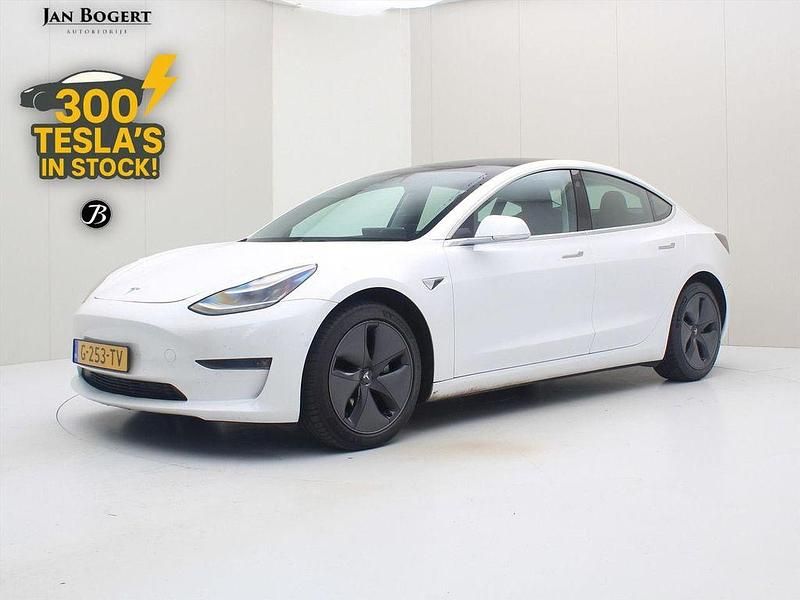 Weiß Gebraucht 2019 Tesla Model 3 Long Range AWD Limousine | 21.900 € (Fairer Preis) - Bild 1/4