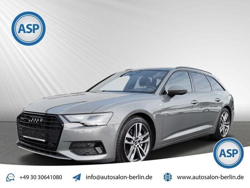 Chronosgrau metallic Gebraucht 2022 Audi A6 S-Line Kombi | 36.390 € (Superpreis) - Bild 1/4