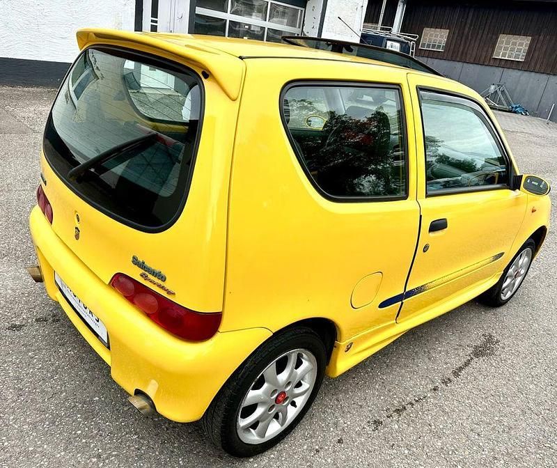 Gelb Gebraucht 1998 Fiat Seicento Abarth Kleinwagen | 4.490 € - Bild 1/4