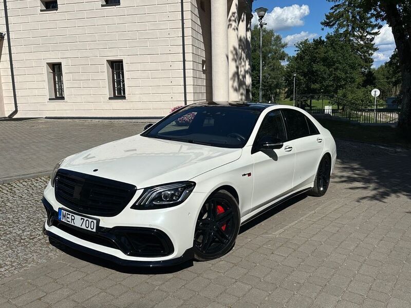Weiß Gebraucht 2020 Mercedes S63 AMG AMG Limousine | 80.000 € - Bild 1/4