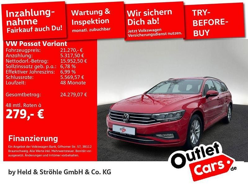 Tornadorot Gebraucht 2023 VW Passat Business Kombi | 21.270 € (Superpreis) - Bild 1/3