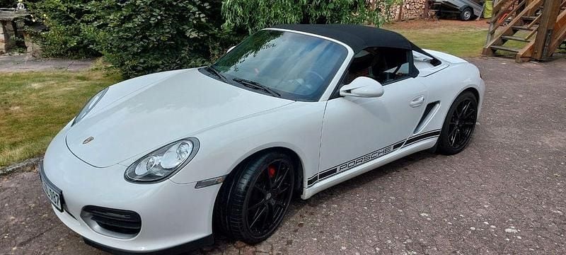 Weiß Gebraucht 2010 Porsche Boxster Spyder Cabrio | 68.000 € (Guter Preis) - Bild 1/4
