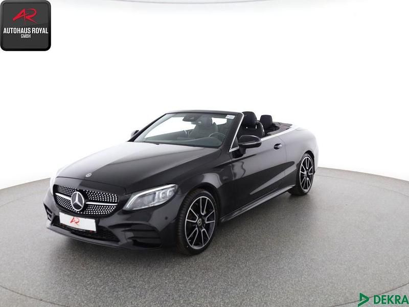 Schwarz Gebraucht 2020 Mercedes C200 AMG Cabrio | 35.480 € (Guter Preis) - Bild 1/4