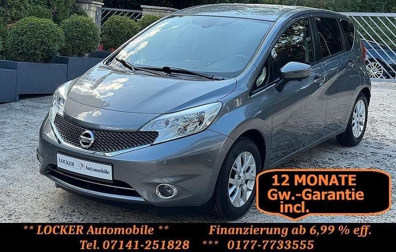 Grau Gebraucht 2015 Nissan Note Acenta+ Van / Kleinbus | 6.990 € (Fairer Preis) - Bild 1/4