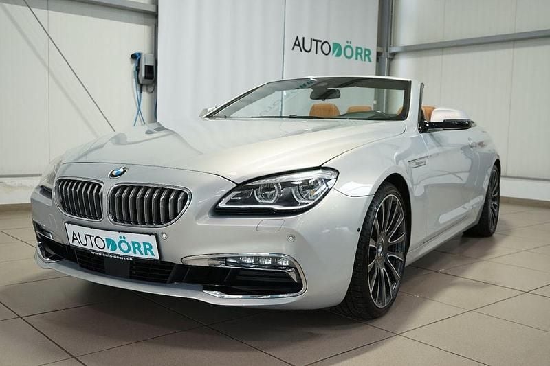 Silber Gebraucht 2018 BMW 650 Cabriolet Cabrio | 39.800 € (Fairer Preis) - Bild 1/4