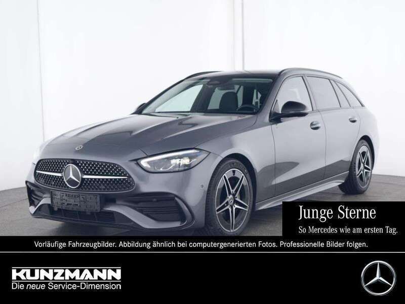 Selenitgrau metallic Gebraucht 2024 Mercedes C200 AMG Kombi | 40.370 € (Fairer Preis) - Bild 1/4