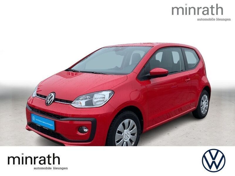 Rot Gebraucht 2022 VW up! move up! Kleinwagen | 10.420 € (Guter Preis) - Bild 1/4