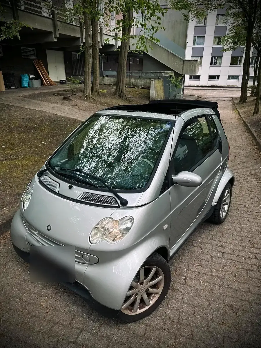Używany Smart ForTwo Cabrio 61 KM (44 kW) 2006 Srebrny Kabriolet