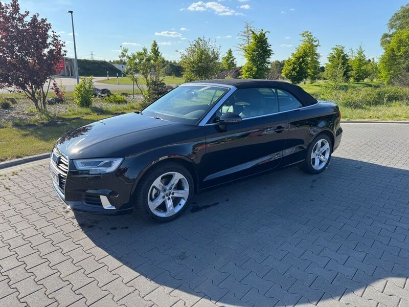 Schwarz Gebraucht 2017 Audi A3 Cabriolet Ambiente Cabrio | 19.900 € (Guter Preis) - Bild 1/4