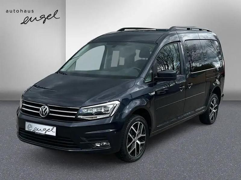 Blau Gebraucht 2019 VW Caddy Maxi Comfortline Van / Kleinbus | 25.990 € (Teuer) - Bild 1/4