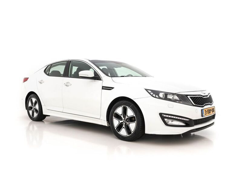 Weiß Gebraucht 2013 Kia Optima Hybrid Limousine | 7.945 € - Bild 1/4