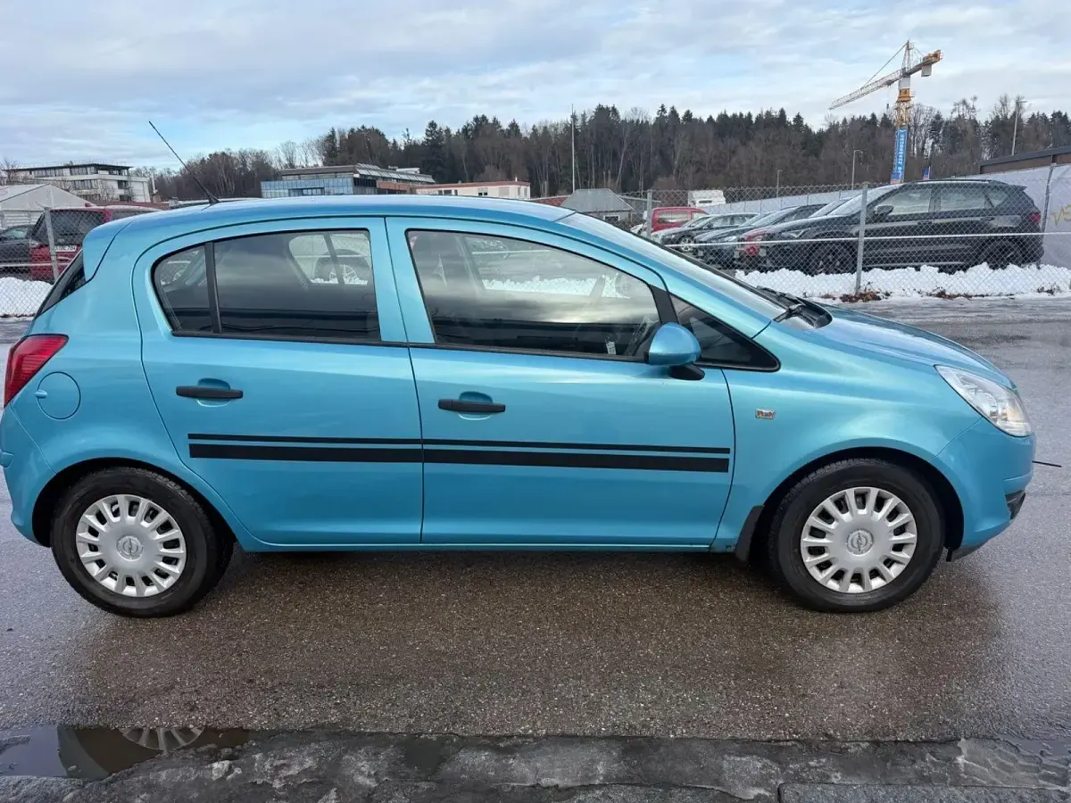 Gebraucht Opel Corsa Edition 69 PS (50 kW) 2011 Blau Kleinwagen