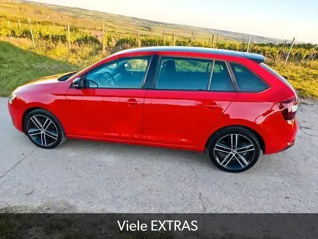Gebraucht Skoda Rapid Emotion Plus 116 PS (85 kW) 2015 Rot Kleinwagen