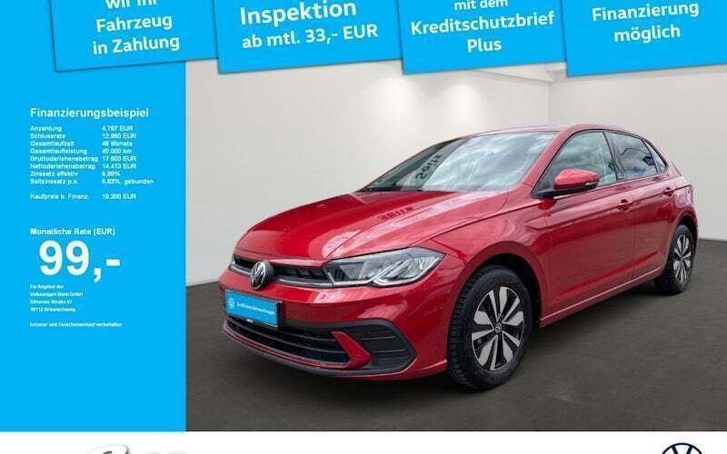 Rot Gebraucht 2024 VW Polo Move Kleinwagen | 19.200 € (Guter Preis) - Bild 1/4