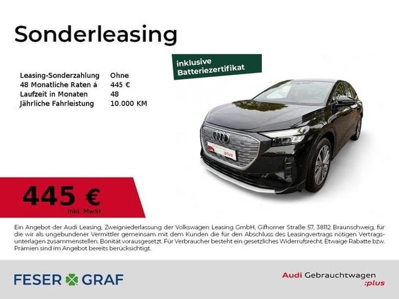 Mythosschwarz metallic (metallic) Gebraucht 2025 Audi e-tron Ambiente SUV | 45.990 € (Superpreis) - Bild 1/4