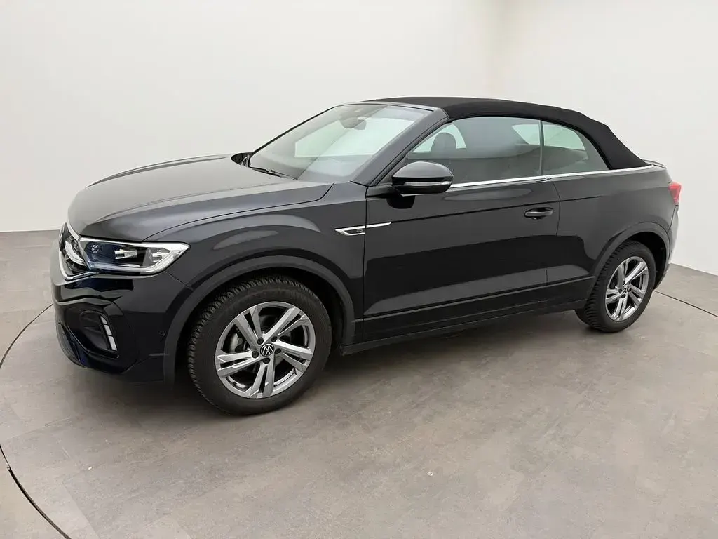 Gebraucht VW T-Roc Cabriolet R-line 150 PS (110 kW) 2025 Schwarz Cabrio