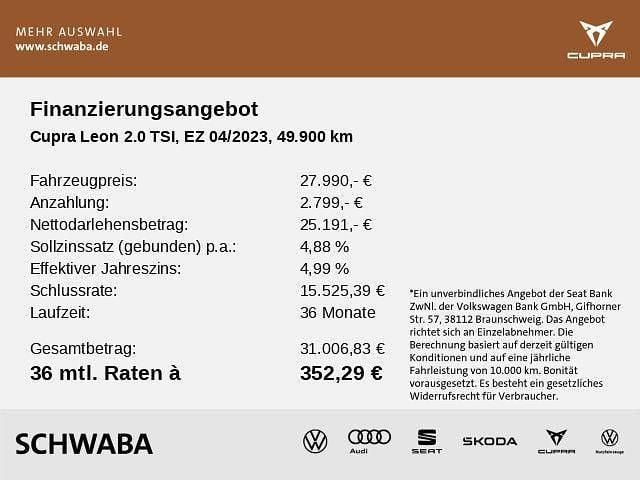 Second-hand Cupra Leon 190 CP (139 kW) 2023 Gri Break