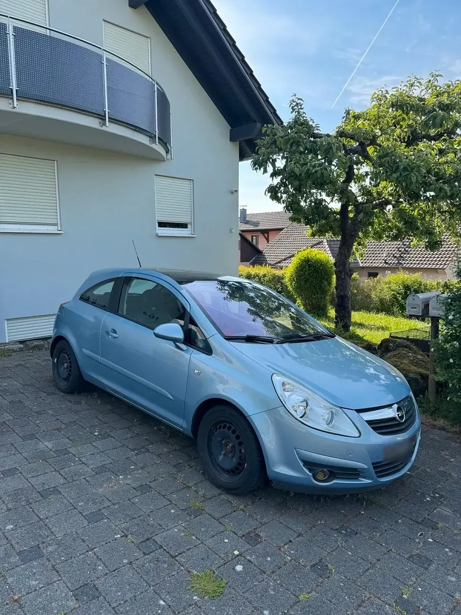Gebraucht Opel Corsa 80 PS (58 kW) 2007 Blau Kleinwagen