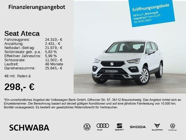 Weiß Gebraucht 2022 Seat Ateca Style SUV | 24.310 € (Guter Preis) - Bild 1/4
