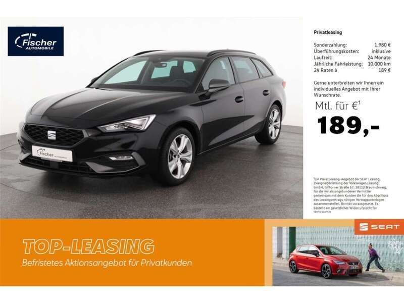 Schwarz Gebraucht 2024 Seat Leon FR Kombi | 27.480 € (Fairer Preis) - Bild 1/4