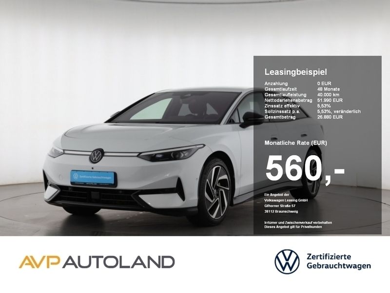 Weiß Gebraucht 2024 VW ID.7 Pro Limousine | 51.890 € - Bild 1/4