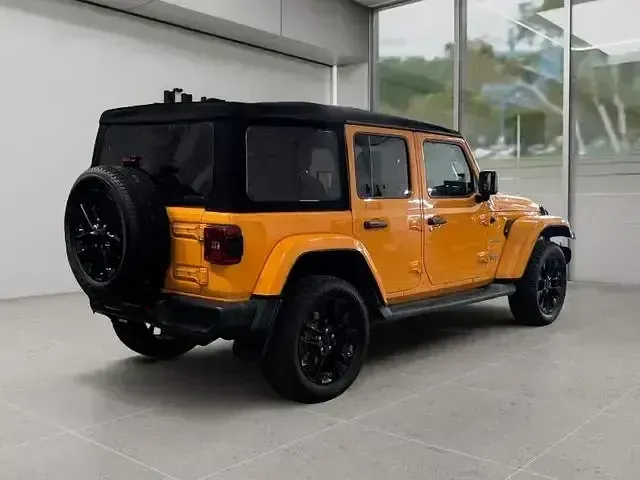 Gebraucht Jeep Wrangler Sahara 381 PS (280 kW) 2021 Orange SUV