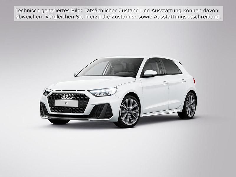 Gletscherweiß metallic (metallic) Gebraucht 2025 Audi A1 Sportback Advanced Kleinwagen | 29.380 € (Teuer) - Bild 1/4
