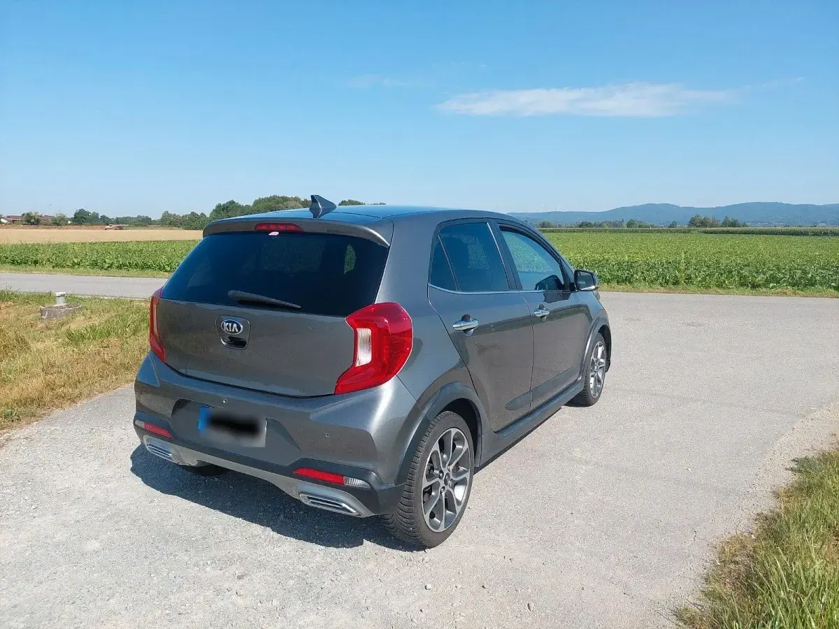 Gebraucht Kia Picanto X-Line 101 PS (74 kW) 2021 Grau Kleinwagen