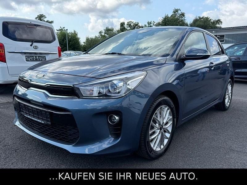 Blau Gebraucht 2019 Kia Rio DREAM-TEAM Edition Kleinwagen | 9.990 € (Guter Preis) - Bild 1/4
