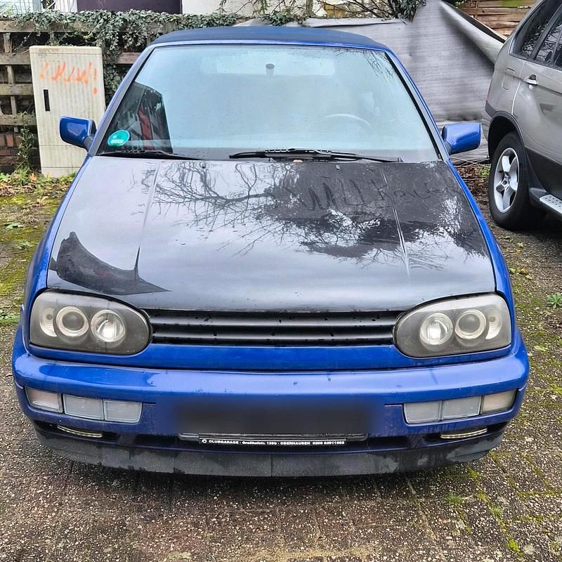 Blau Gebraucht 1997 VW Golf Cabriolet Cabrio | 550 € (Superpreis) - Bild 1/4