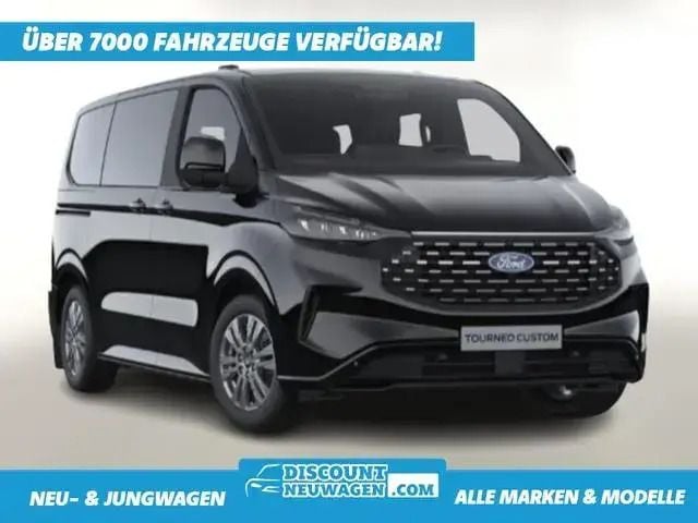 Agate black metallic Neu 2025 Ford Tourneo Custom Titanium Limousine | 47.742 € (Superpreis) - Bild 1/4