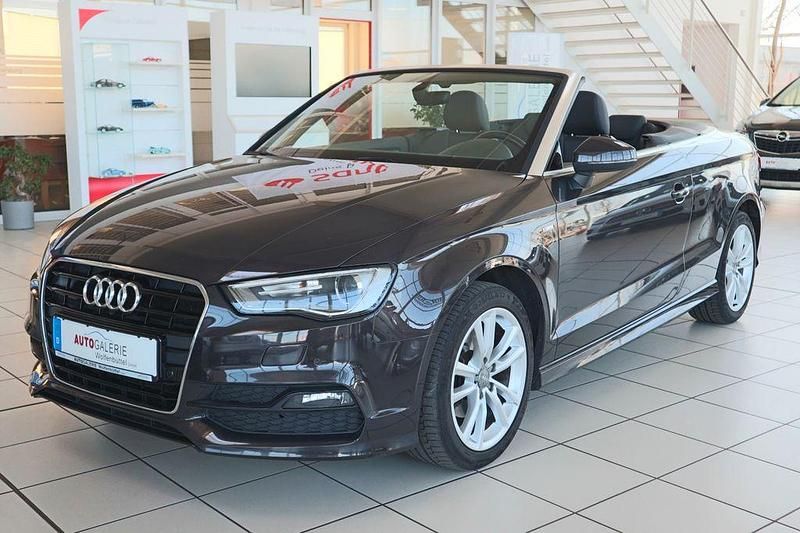 Braun Gebraucht 2015 Audi A3 Cabriolet S-Line Cabrio | 11.499 € (Fairer Preis) - Bild 1/4