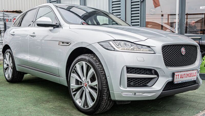 Silber Gebraucht 2016 Jaguar F-Pace R-Sport SUV | 26.999 € (Fairer Preis) - Bild 1/4