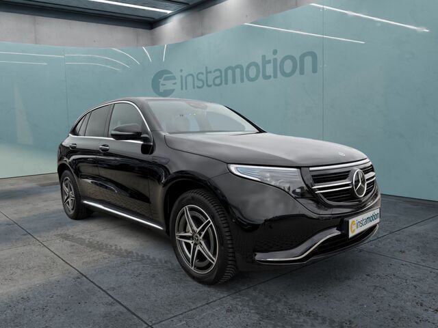 Schwarz Gebraucht 2022 Mercedes EQC400 AMG line SUV | 44.063 € (Fairer Preis) - Bild 1/2