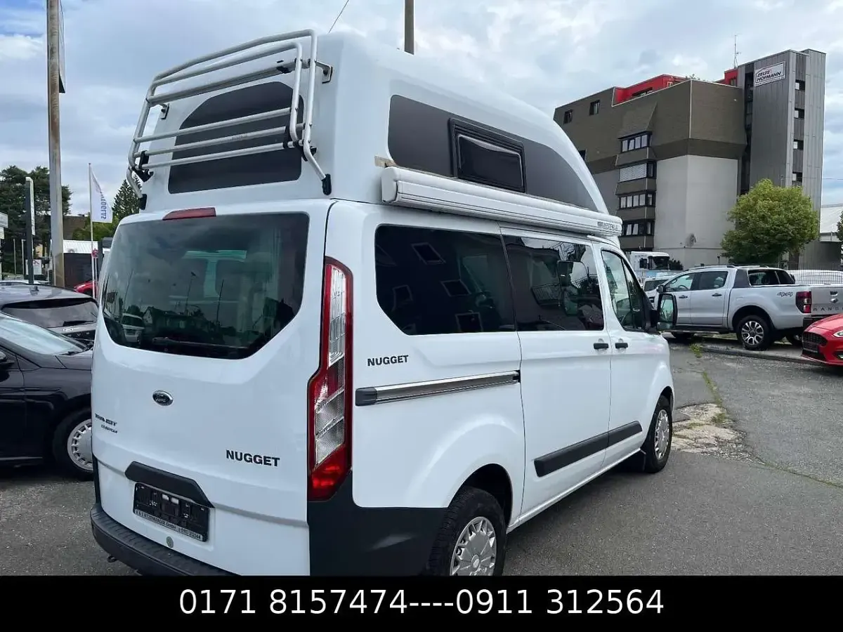 Gebraucht Ford Transit Custom Nugget 125 PS (91 kW) 2014 Weiß Van / Kleinbus